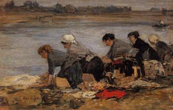 Laundresses on the Bankes of the Touques XII
